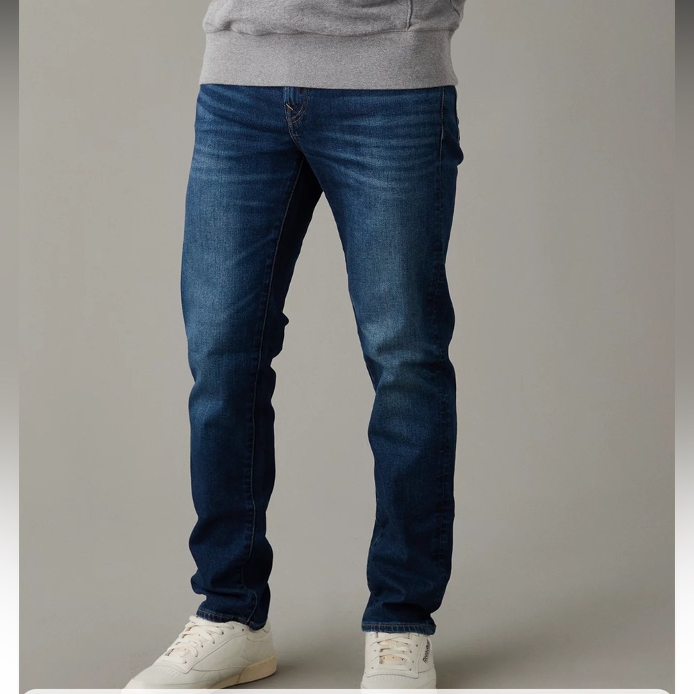American Eagle Men's‎ Flex Blue Jeans Size 29x30 Original Straight